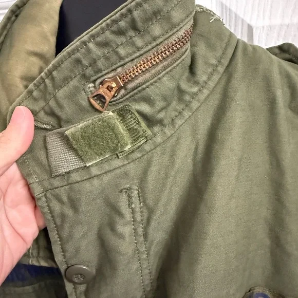 Vintage 1950s–60s USAF OG-107 Cold Weather Field Jacket w/ Original Patches - Picture 7 of 10